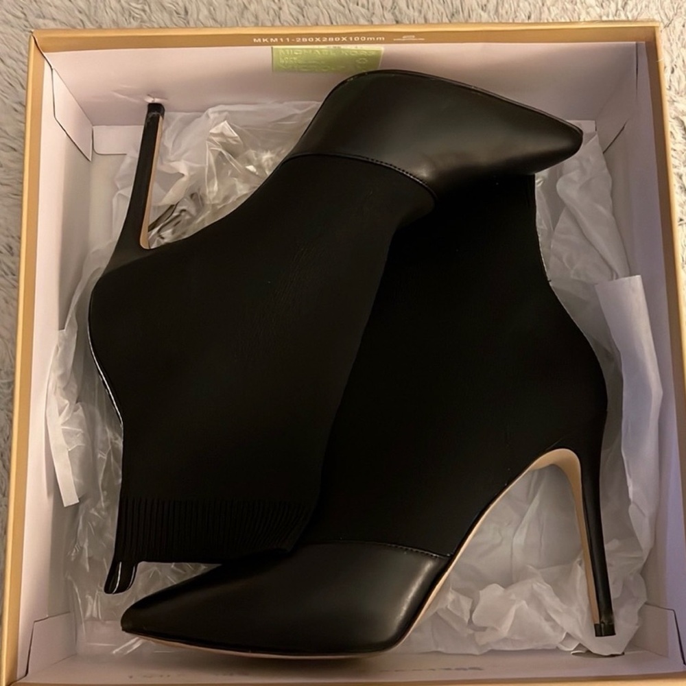 Michael Kors Black Women's Ankle Boots - “Vicky Heel” - Picture 2 of 4